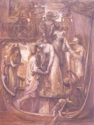 Dante Gabriel Rossetti The Boat of Love (mk28) Germany oil painting art